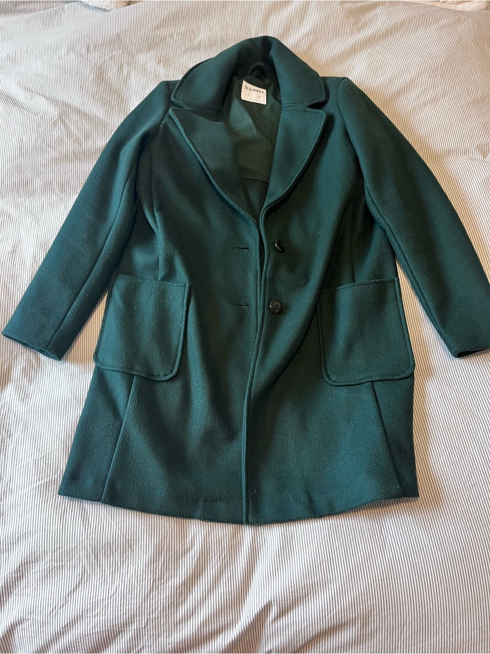 Old Navy Deep Green Pea Coat